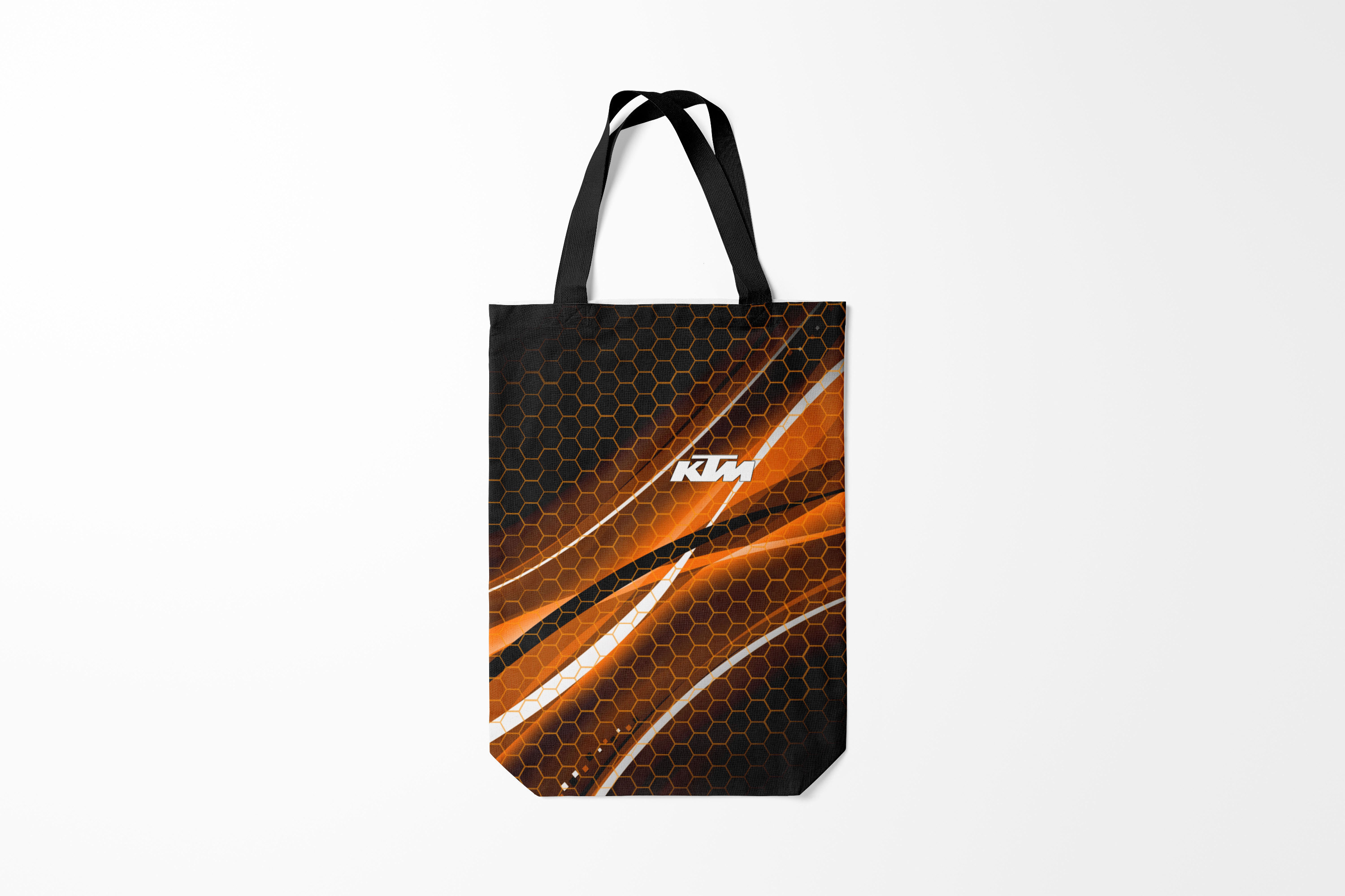 

Сумка шoппер унисекс Burnettie Мотокросс KTM КТМ, черный, Мотокросс KTM КТМ