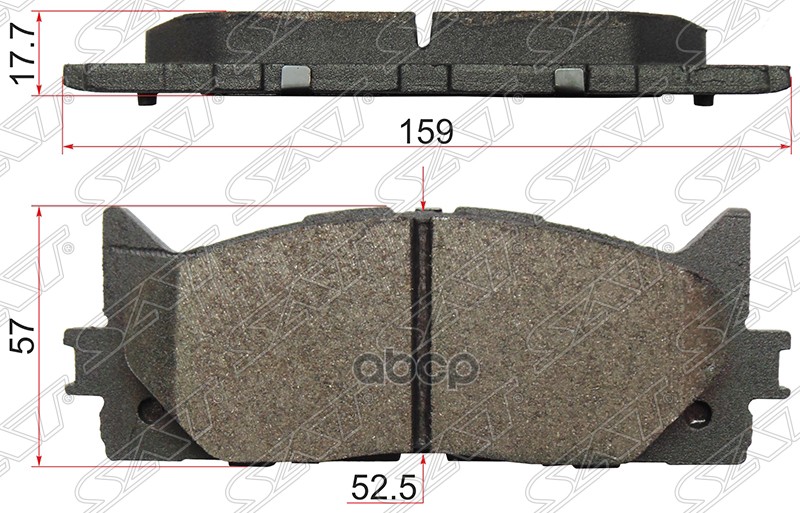 

Колодки Тормозные Перед Camry V40 06-11/V50 11-/Es250/350/300h 12- Sat арт. ST0446533450