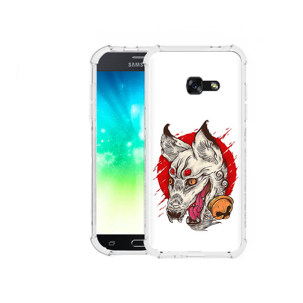 

Чехол MyPads Tocco для Samsung Galaxy A3 (2016) страшная собака, Прозрачный, Tocco