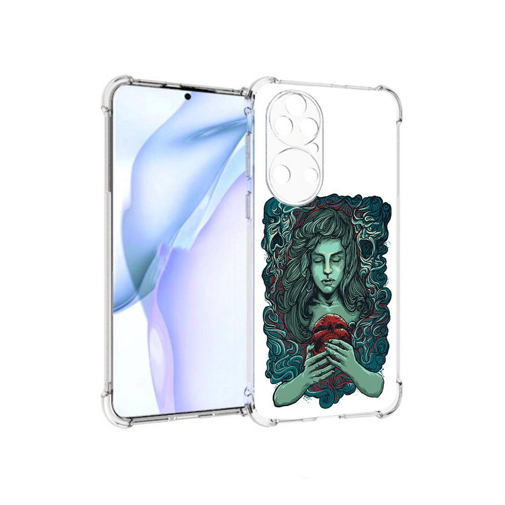 

Чехол MyPads Tocco для Huawei P50 спящая девушка, Прозрачный, Tocco