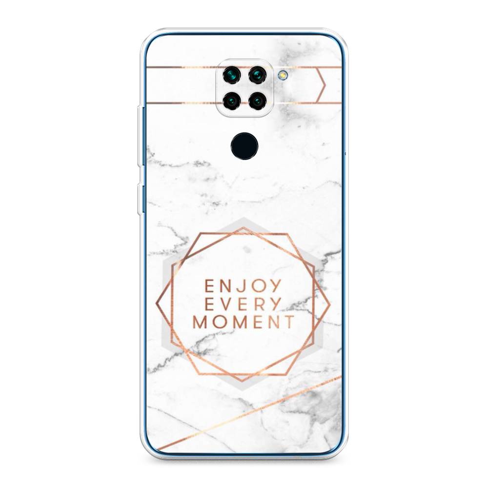 

Чехол Awog на Xiaomi Redmi 10X 4G/Note 9 "Enjoy every moment мрамор", Разноцветный, 38250-7