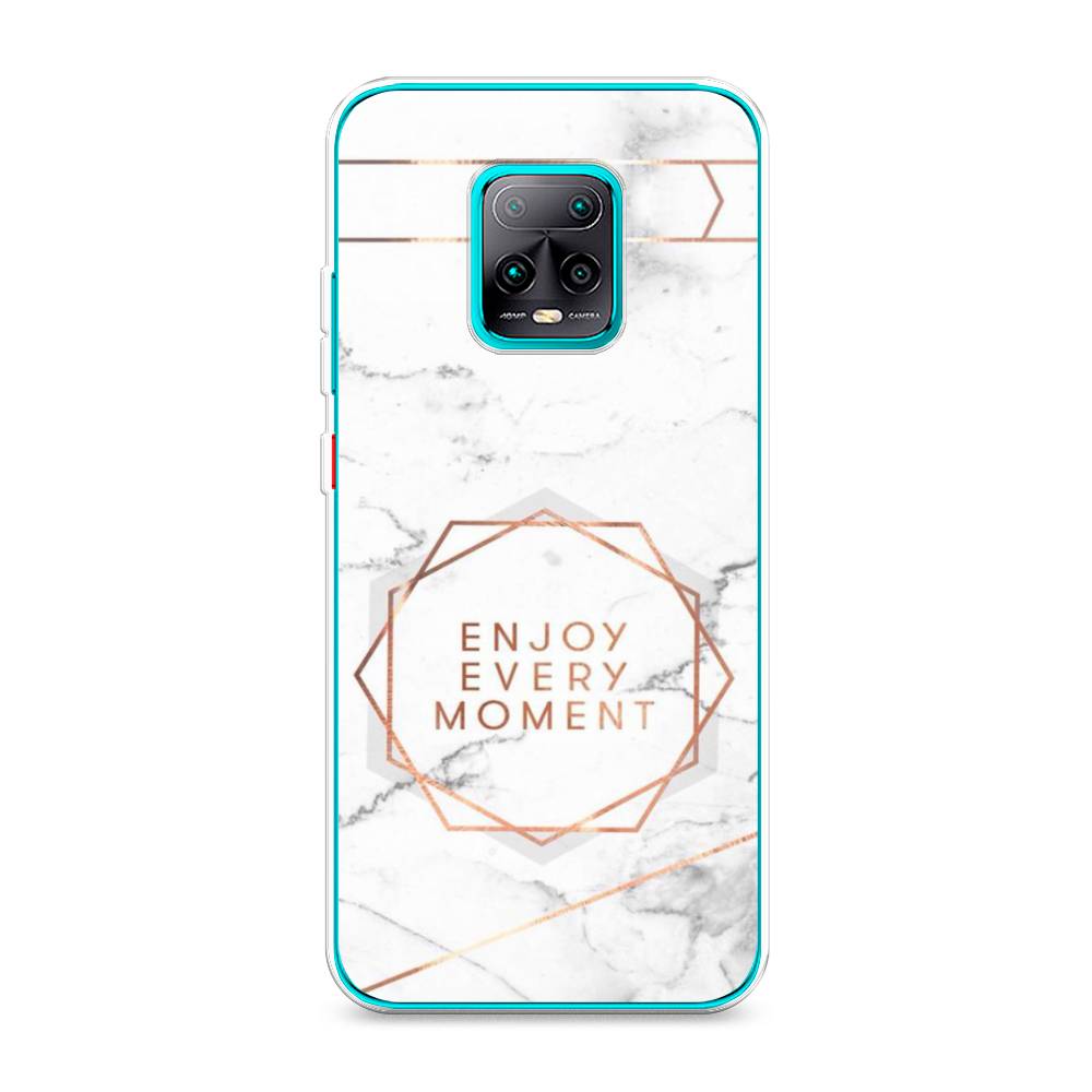 

Чехол Awog на Xiaomi Redmi 10X 5G/Pro 5G "Enjoy every moment мрамор", Разноцветный, 38750-7