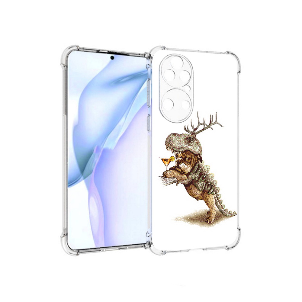 

Чехол MyPads Tocco для Huawei P50 тематическая вечеринка, Прозрачный, Tocco
