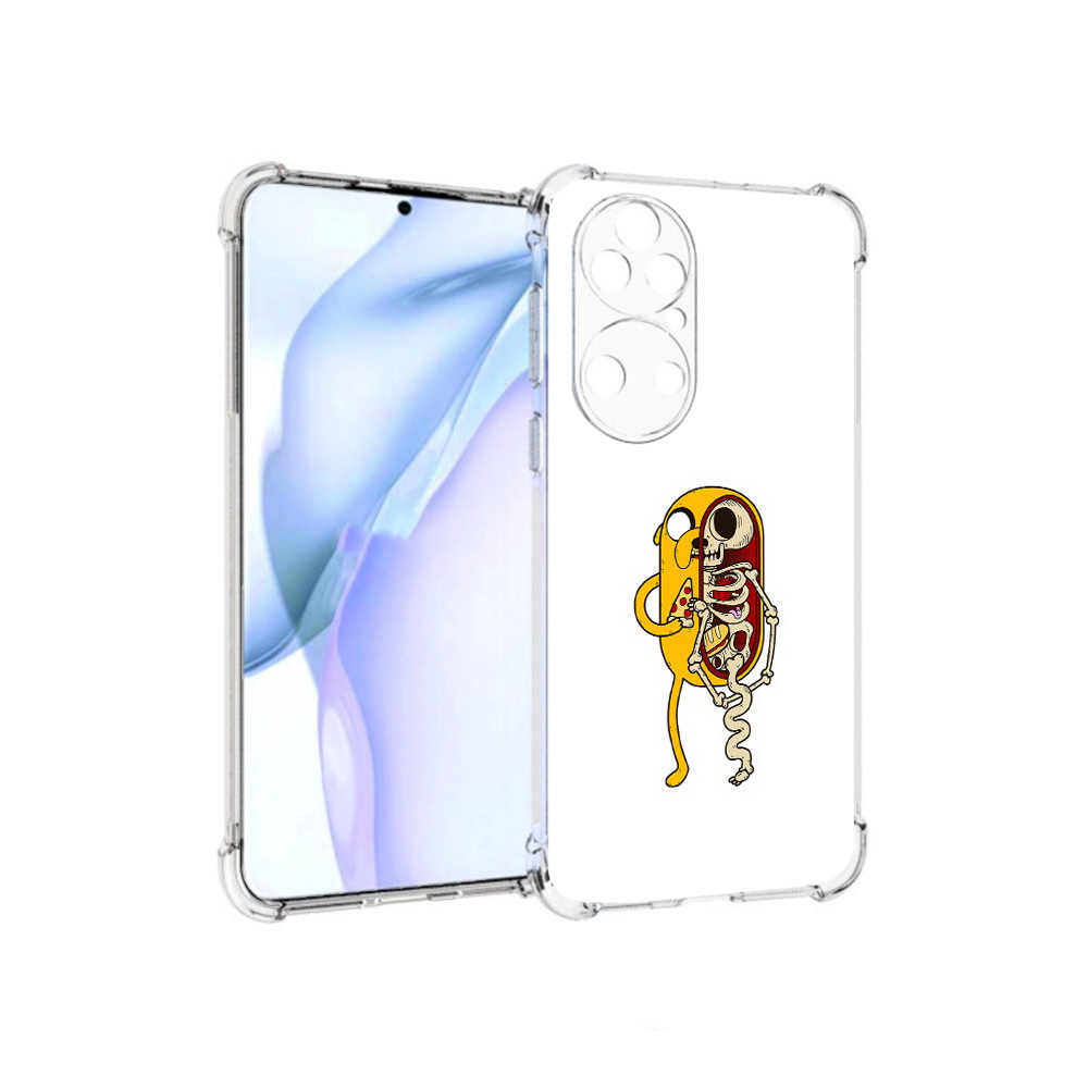 

Чехол MyPads Tocco для Huawei P50 Джейк скелет, Прозрачный, Tocco