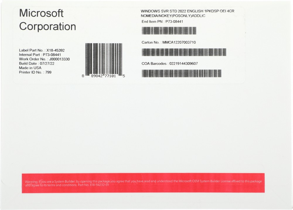 Операционная система Microsoft (P73-08441-spc-in-spc-pack-dot-)
