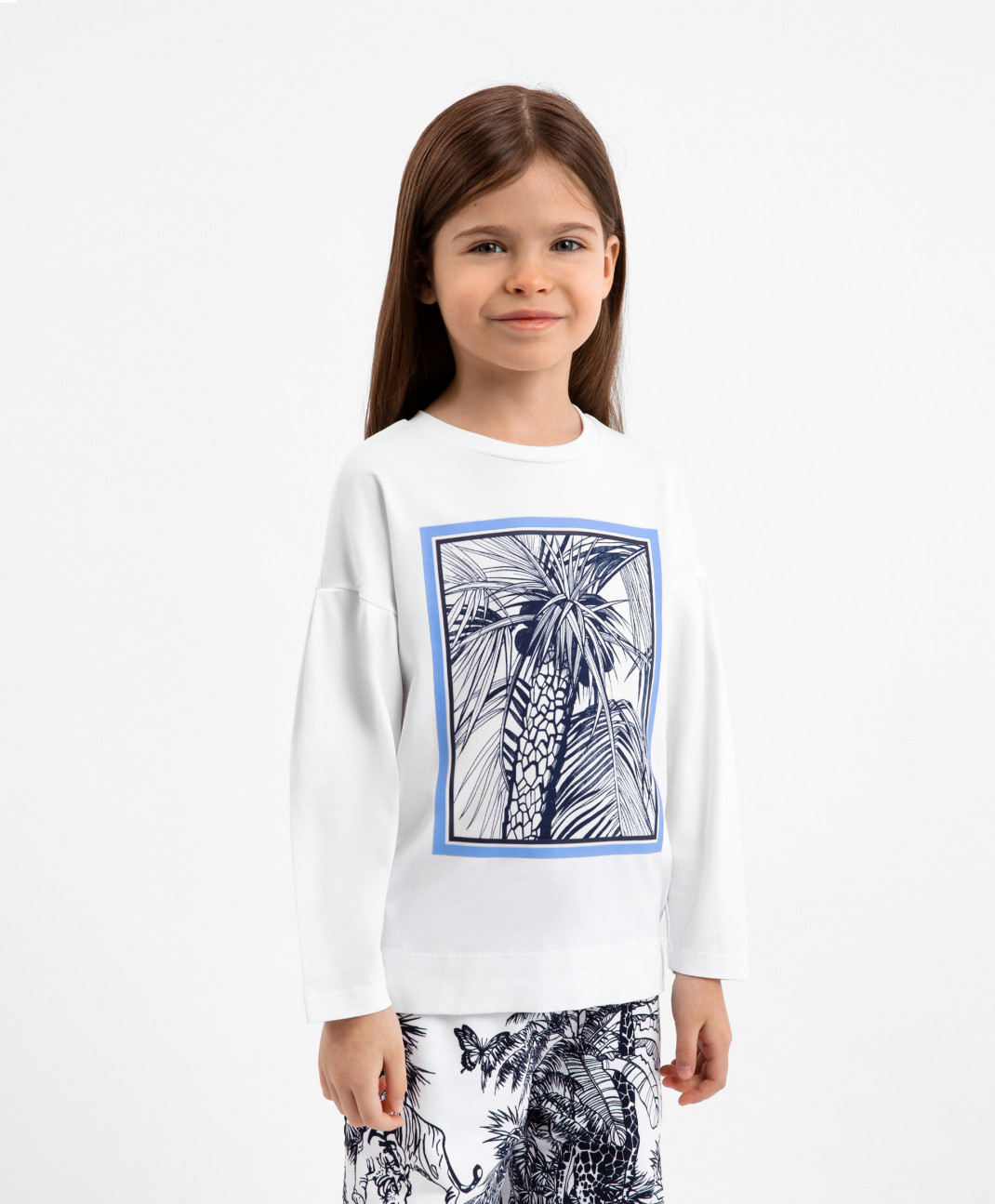 

Лонгслив детский Gulliver 12301GMC1208, цвет белый, размер 122, 12301GMC1208