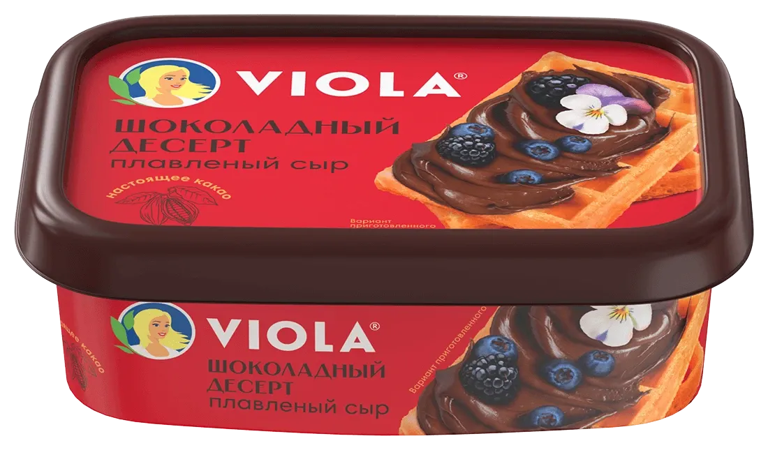 Cыр плавленый Viola Шоколадный десерт 30% 180 г