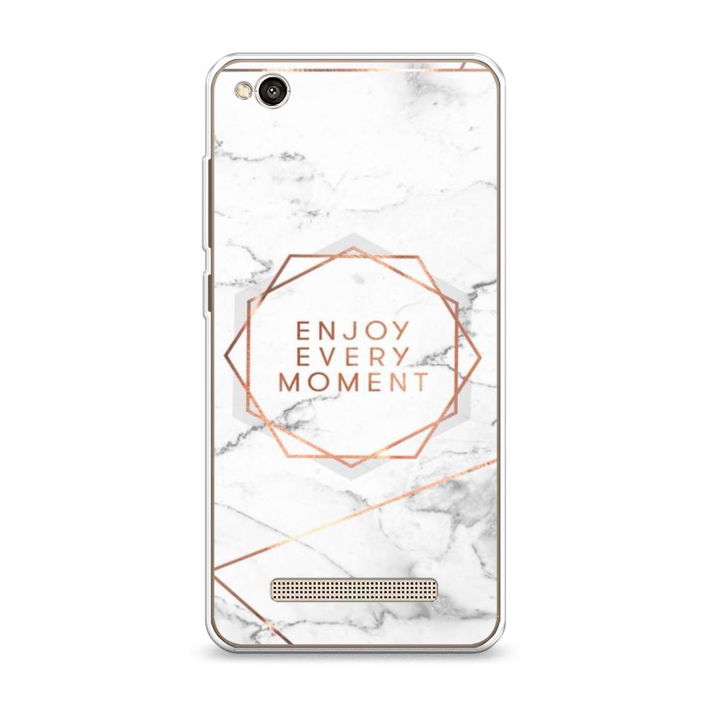 

Чехол Awog на Xiaomi Redmi 4A "Enjoy every moment мрамор", Разноцветный, 31350-7