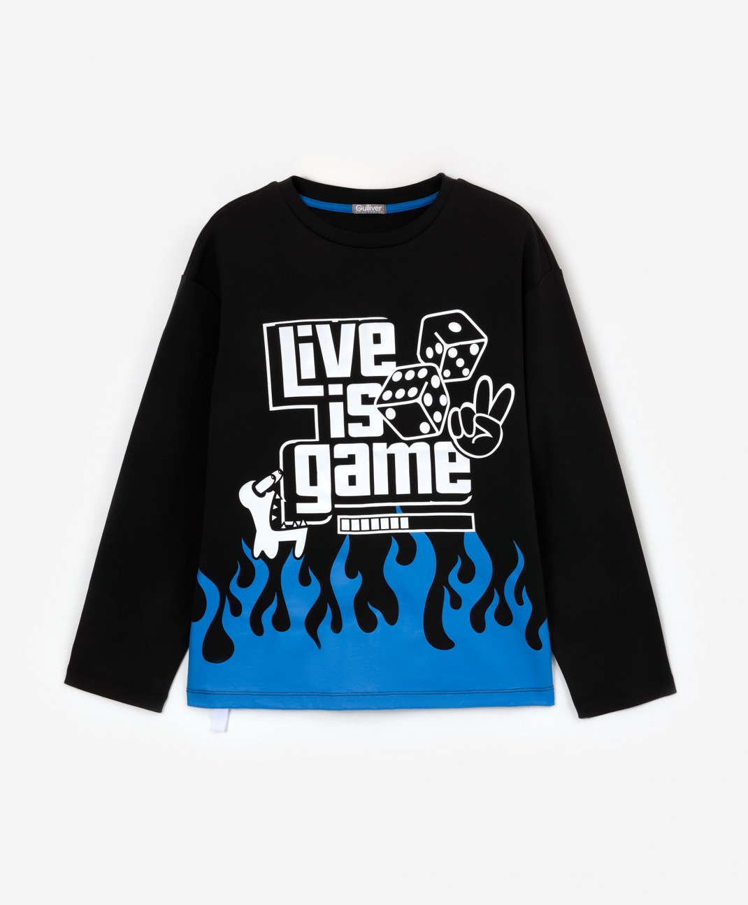 

Футболка детская Gulliver 12310BJC1201, цвет черный, размер 146, 12310BJC1201