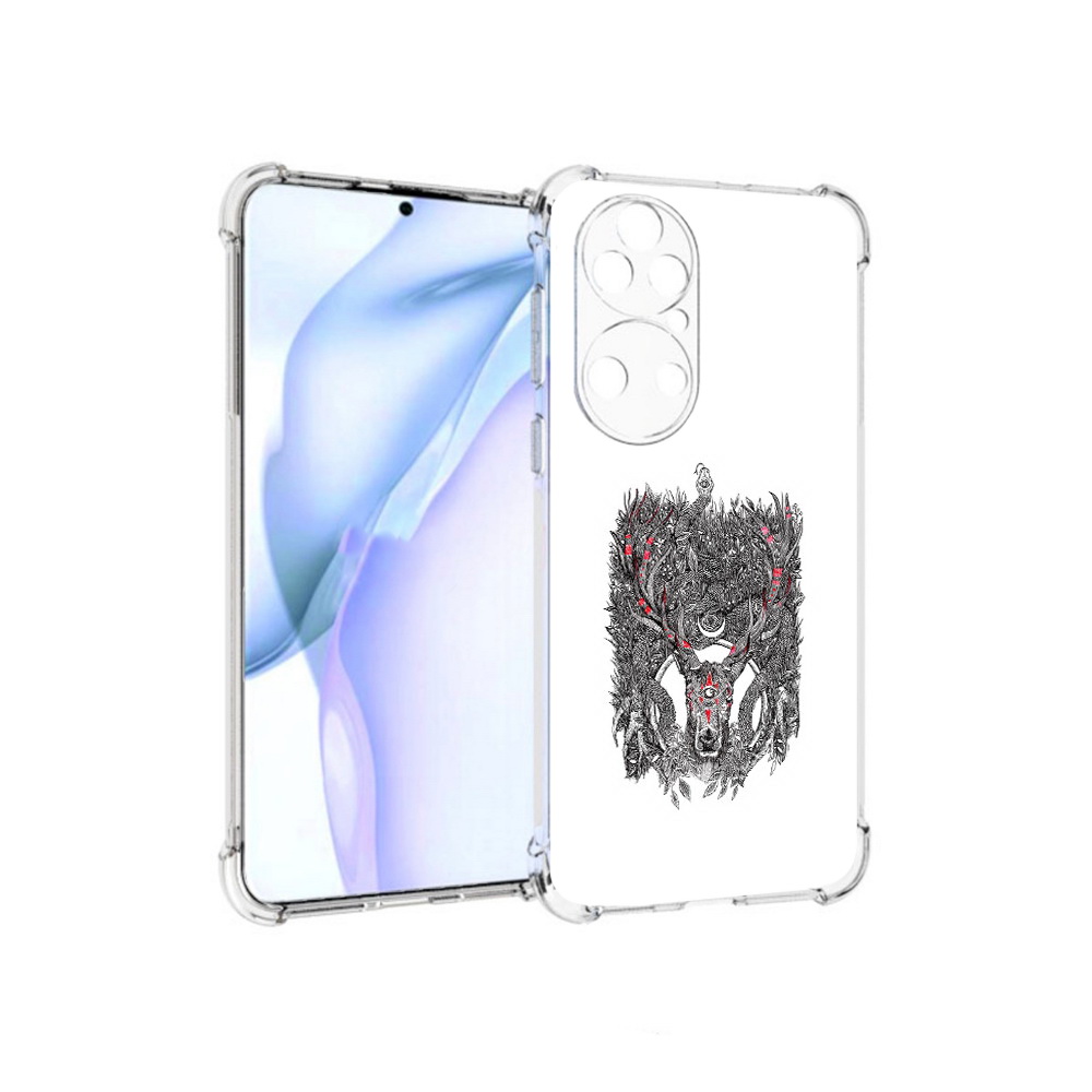 

Чехол MyPads Tocco для Huawei P50 Дизайнерские_676, Прозрачный, Tocco