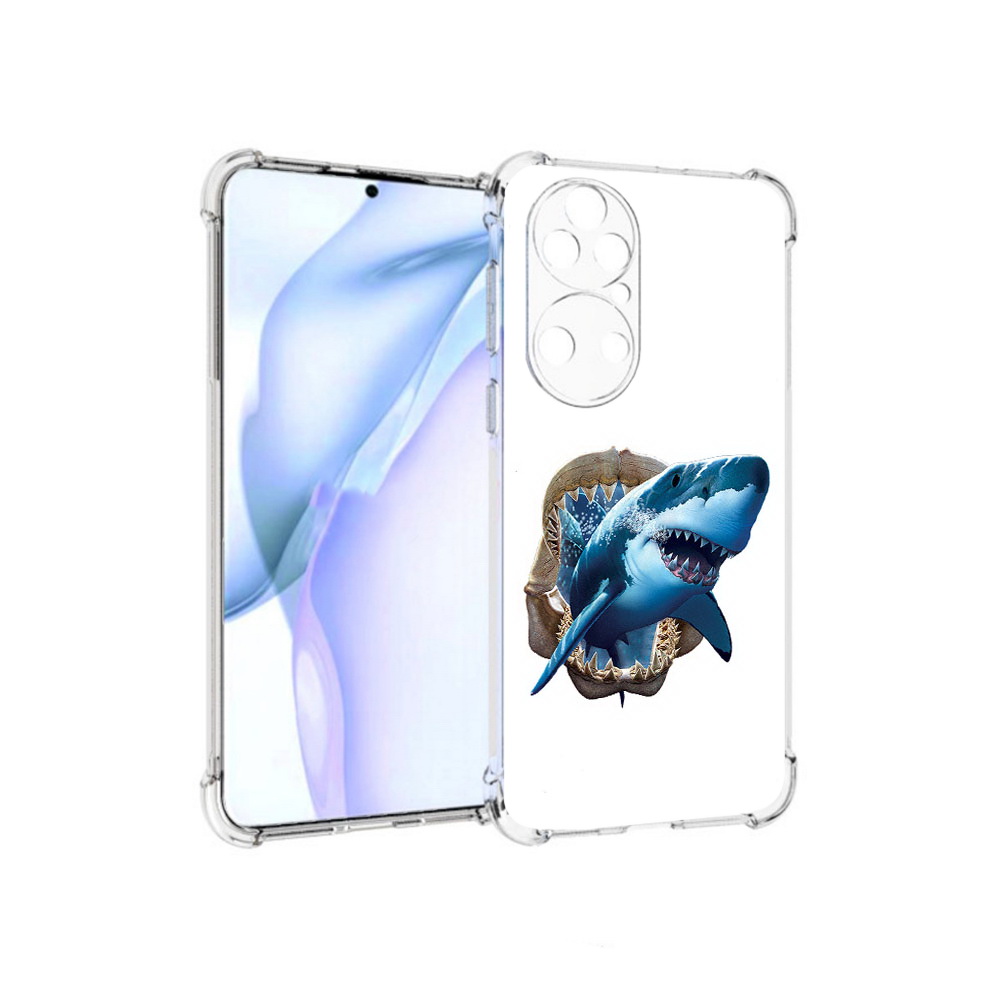 

Чехол MyPads Tocco для Huawei P50 челюсти, Прозрачный, Tocco
