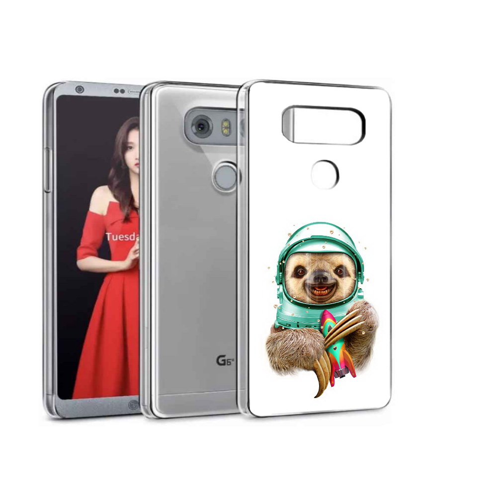 

Чехол MyPads Tocco для LG G5 Ленивец астронавт, Прозрачный, Tocco