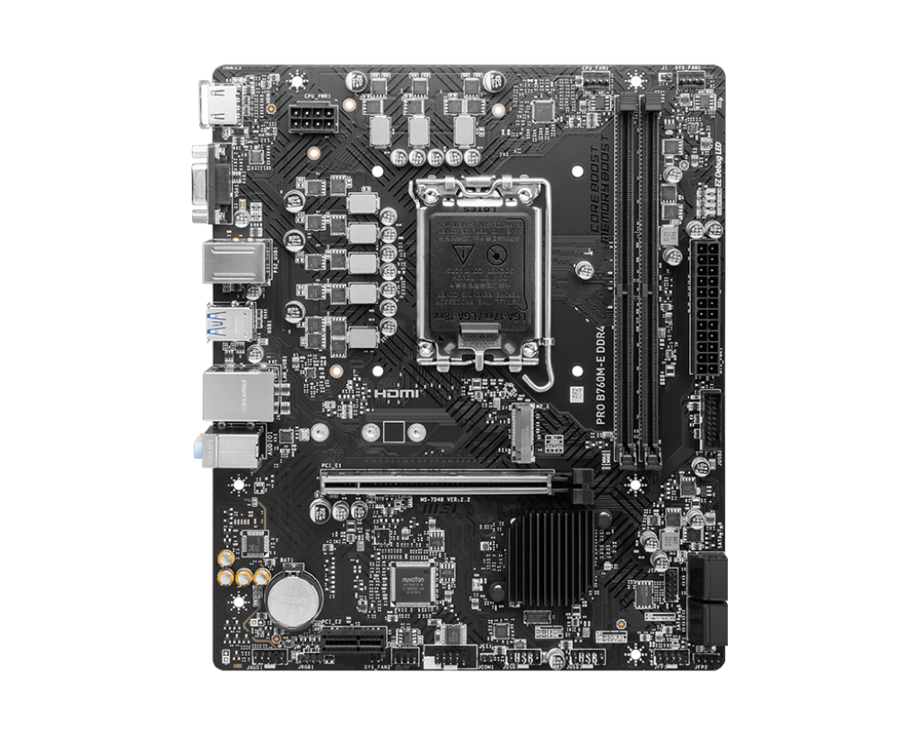 

Материнская плата MSI Pro B760M-E DDR4, Pro B760M-E DDR4