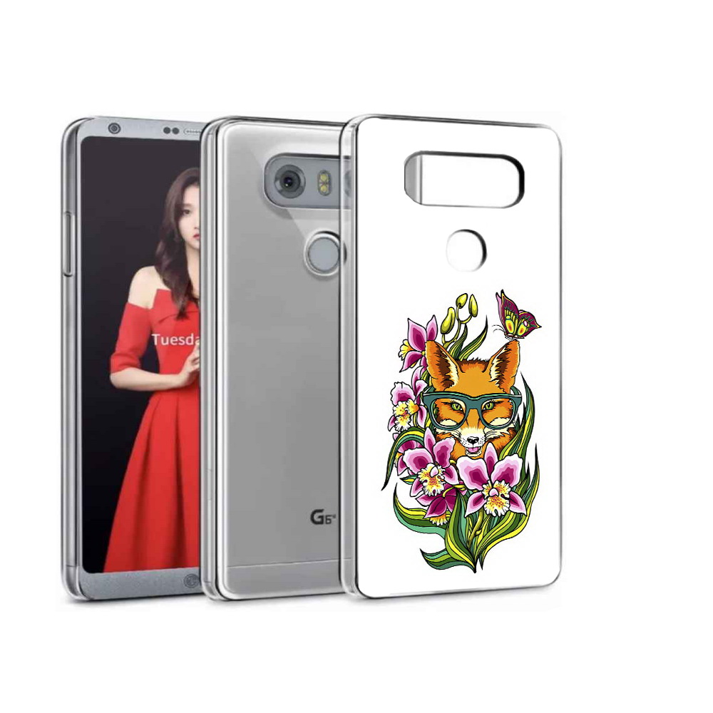 

Чехол MyPads Tocco для LG G5 Лиса в цветах, Прозрачный, Tocco