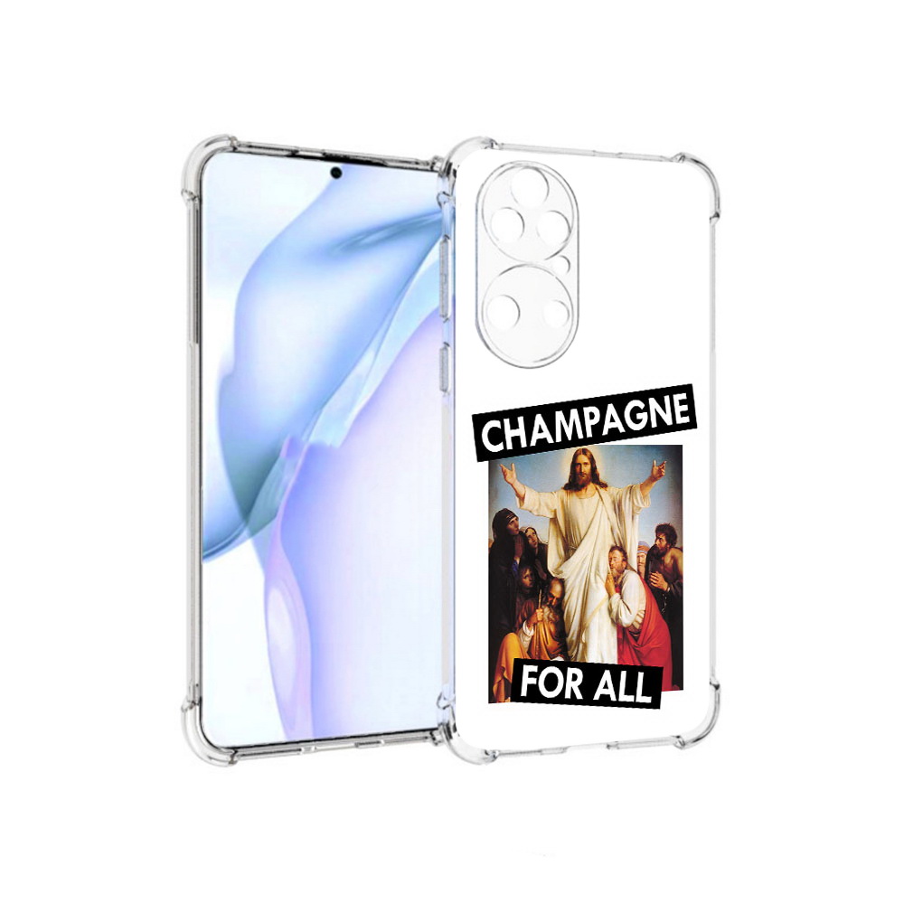 

Чехол MyPads Tocco для Huawei P50 шампанское, Прозрачный, Tocco