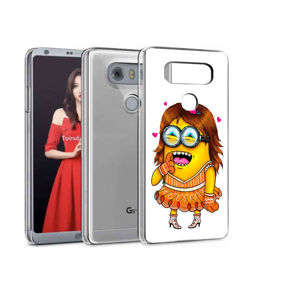 

Чехол MyPads Tocco для LG G5 Миньон девочка, Прозрачный, Tocco
