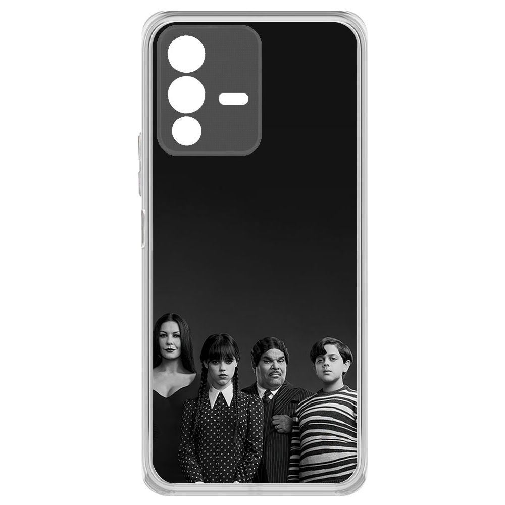 

Чехол-накладка Krutoff Clear Case Уэнсдей Аддамс - Семейка Аддамс для Vivo V23