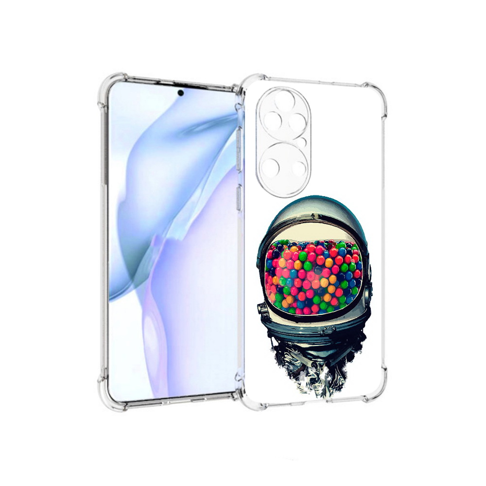 

Чехол MyPads Tocco для Huawei P50 шлем космонавта, Прозрачный, Tocco