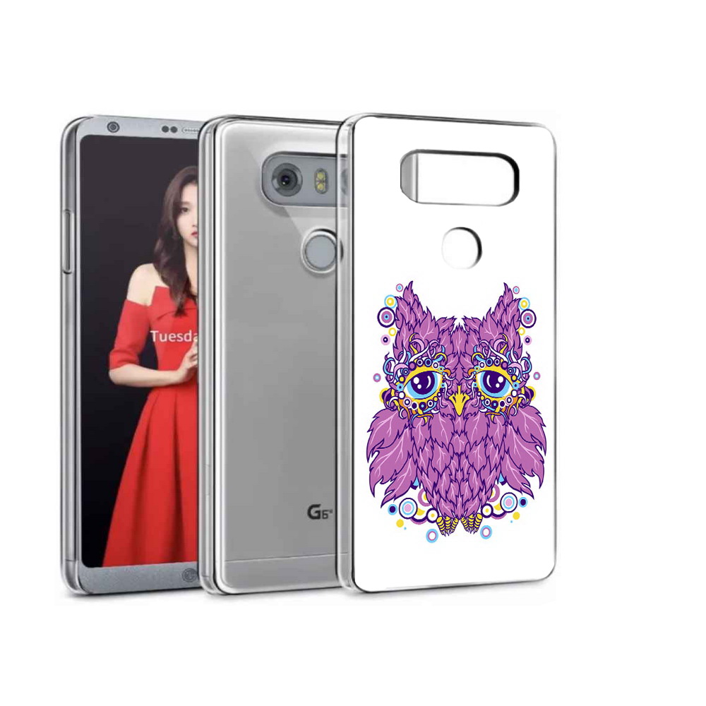 

Чехол MyPads Tocco для LG G5 Розовая сова, Прозрачный, Tocco
