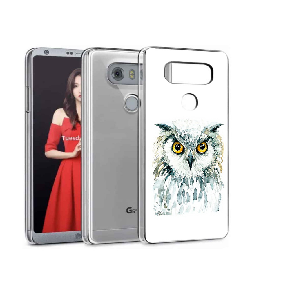 

Чехол MyPads Tocco для LG G5 Серьезная сова, Прозрачный, Tocco