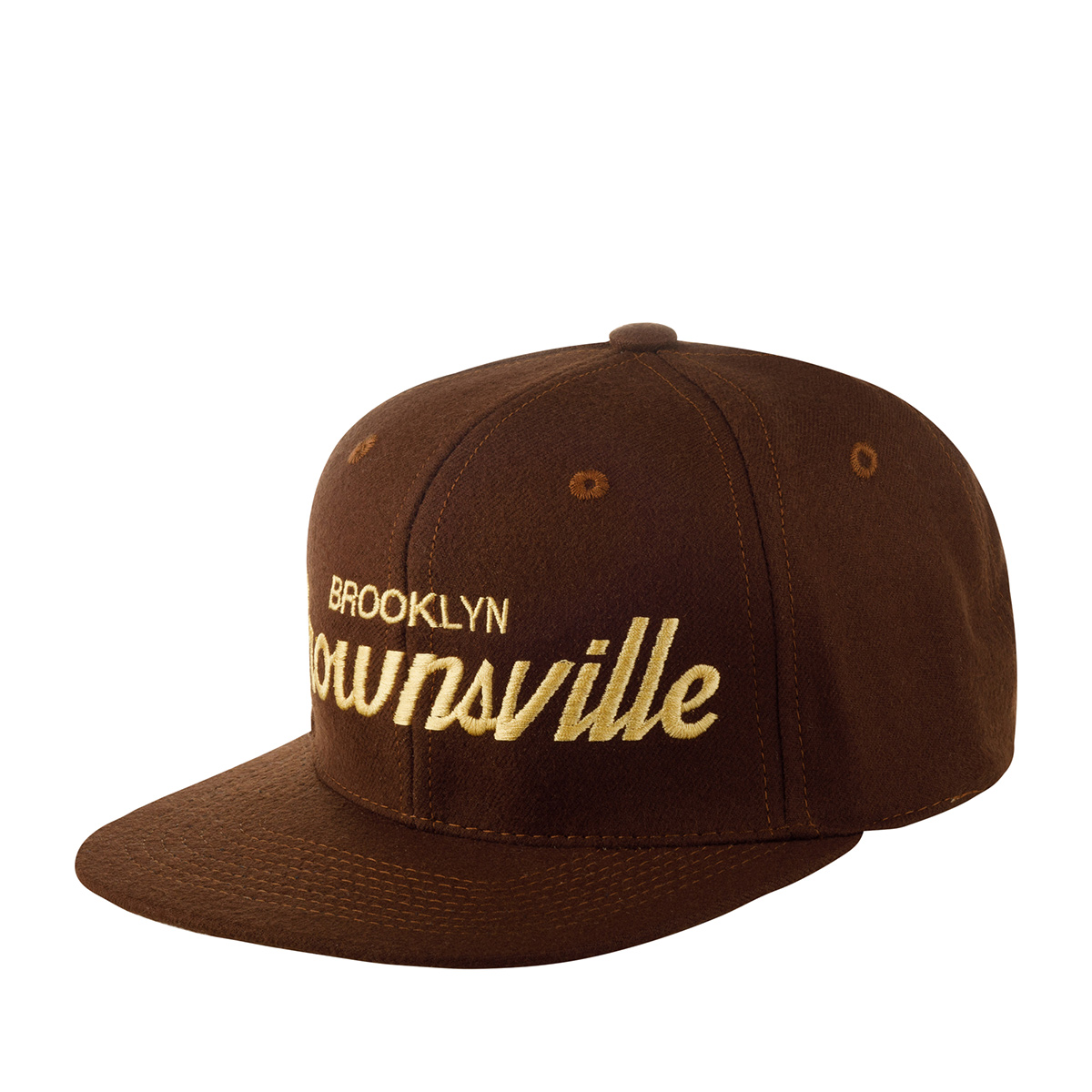 Бейсболка унисекс HOOD 100-MWL001-NY026-ST Brownsville II, NY коричневая, one size