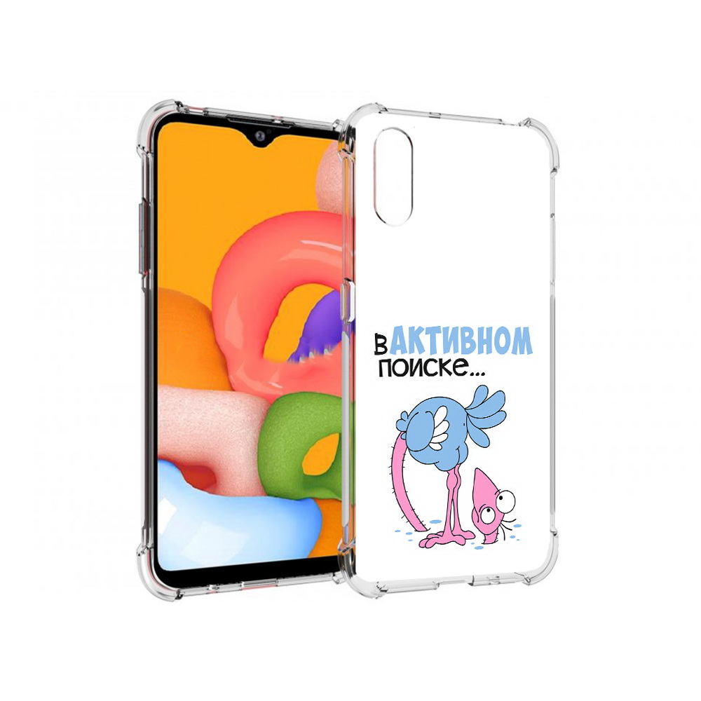 

Чехол MyPads Tocco для Samsung Galaxy A01 в активном поиске (PT144711.509.255), Прозрачный, Tocco