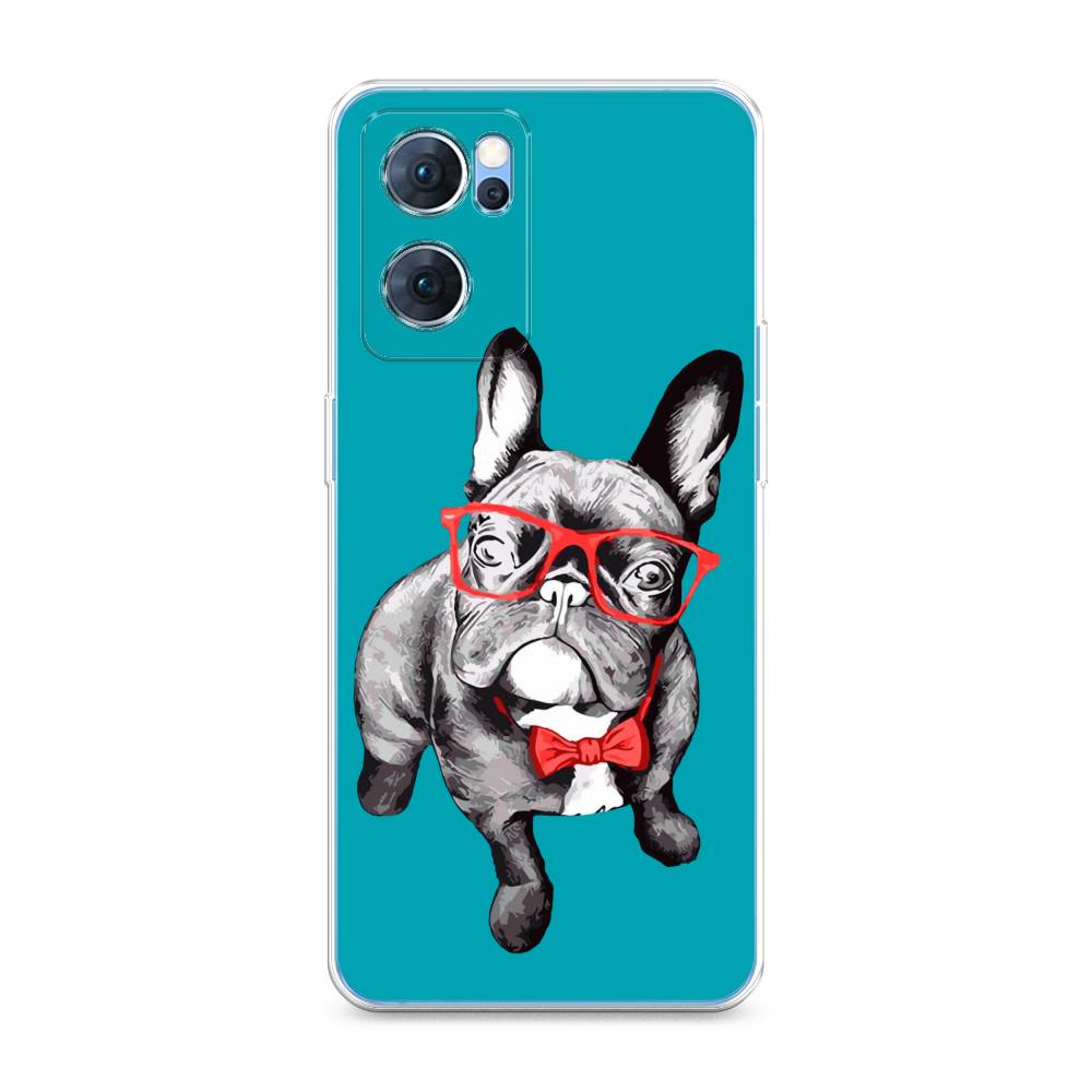 

Чехол для Oppo Reno 7 5G "Французский бульдог", 258150-1