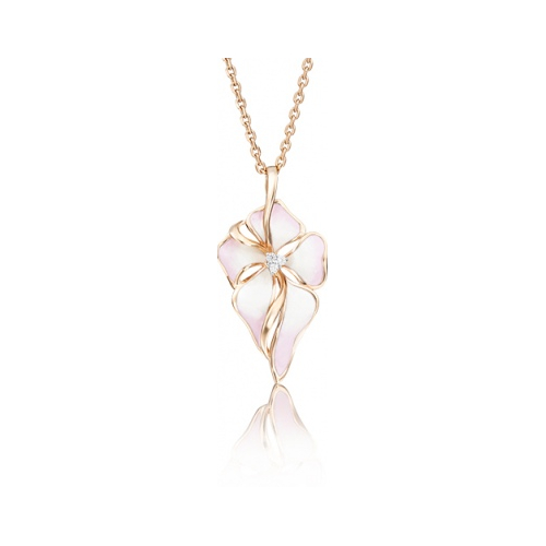 

Подвеска из красного золота с фианитом/эмалью PLATINA jewelry 03-2413-00-401-1110-25, 03-2413-00-401-1110-25