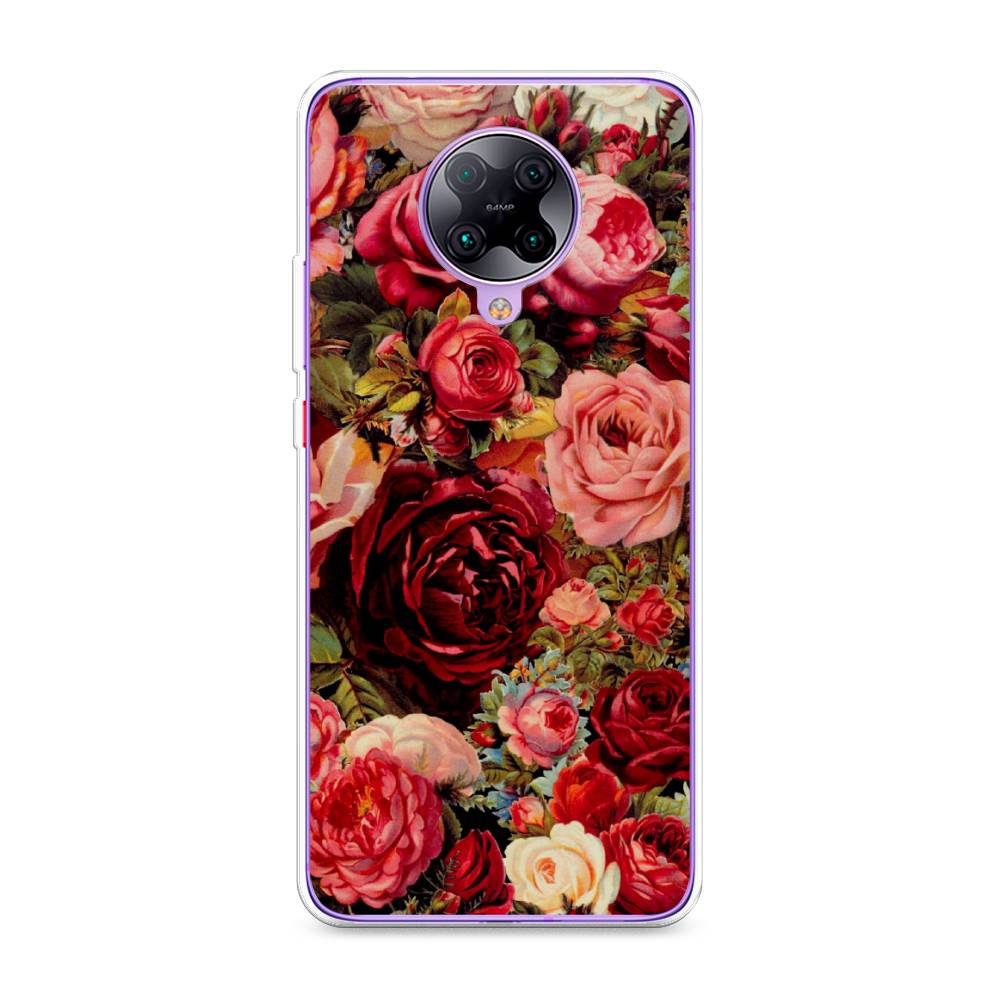 

Чехол Awog "Розы винтажные" для Xiaomi Redmi K30 Pro, 38850-8