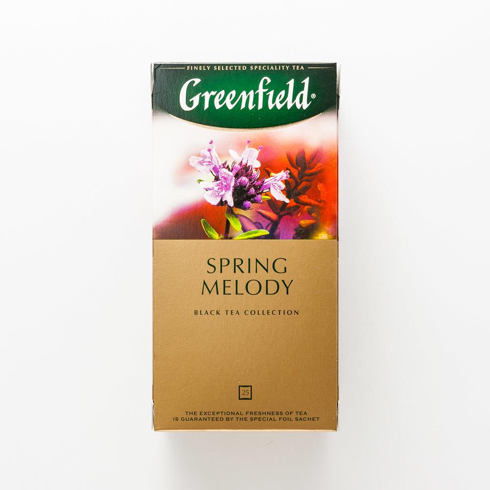 фото Чай черный greenfield spring melody 25 пакетиков