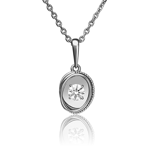 

Кулон из белого золота PLATINA jewelry 03-2943-00-101-1120-30, бриллиант, 03-2943-00-101-1120-30