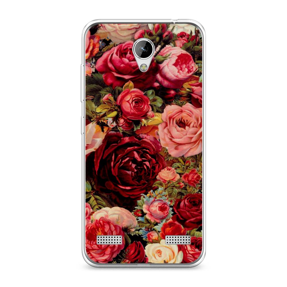

Чехол Awog на ZTE Blade A520 / ЗТЕ Блэйд A520 "Розы винтажные", 132050-8