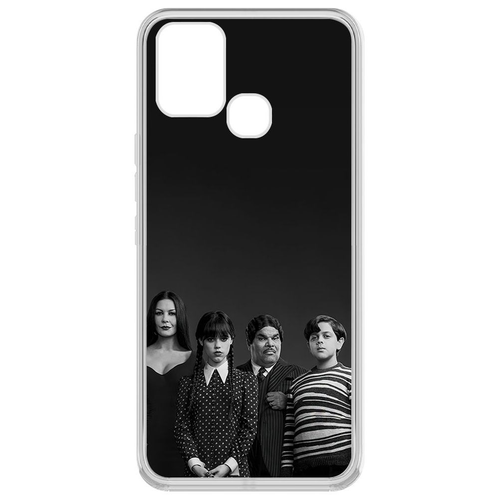

Чехол-накладка Krutoff Clear Case Уэнсдей Аддамс - Семейка Аддамс для INFINIX Hot 10 Lite, Прозрачный