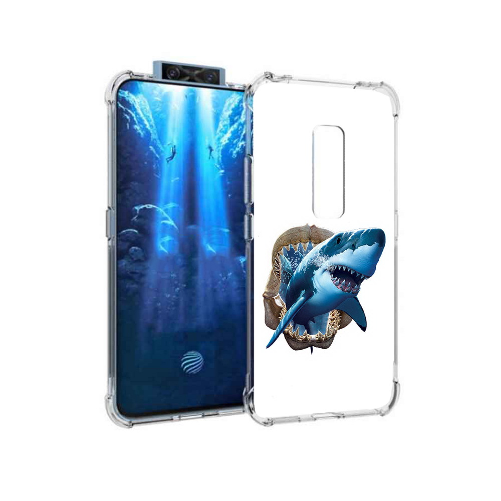 

Чехол MyPads Tocco для Vivo V17 Pro челюсти (PT226965.387.675), Прозрачный, Tocco