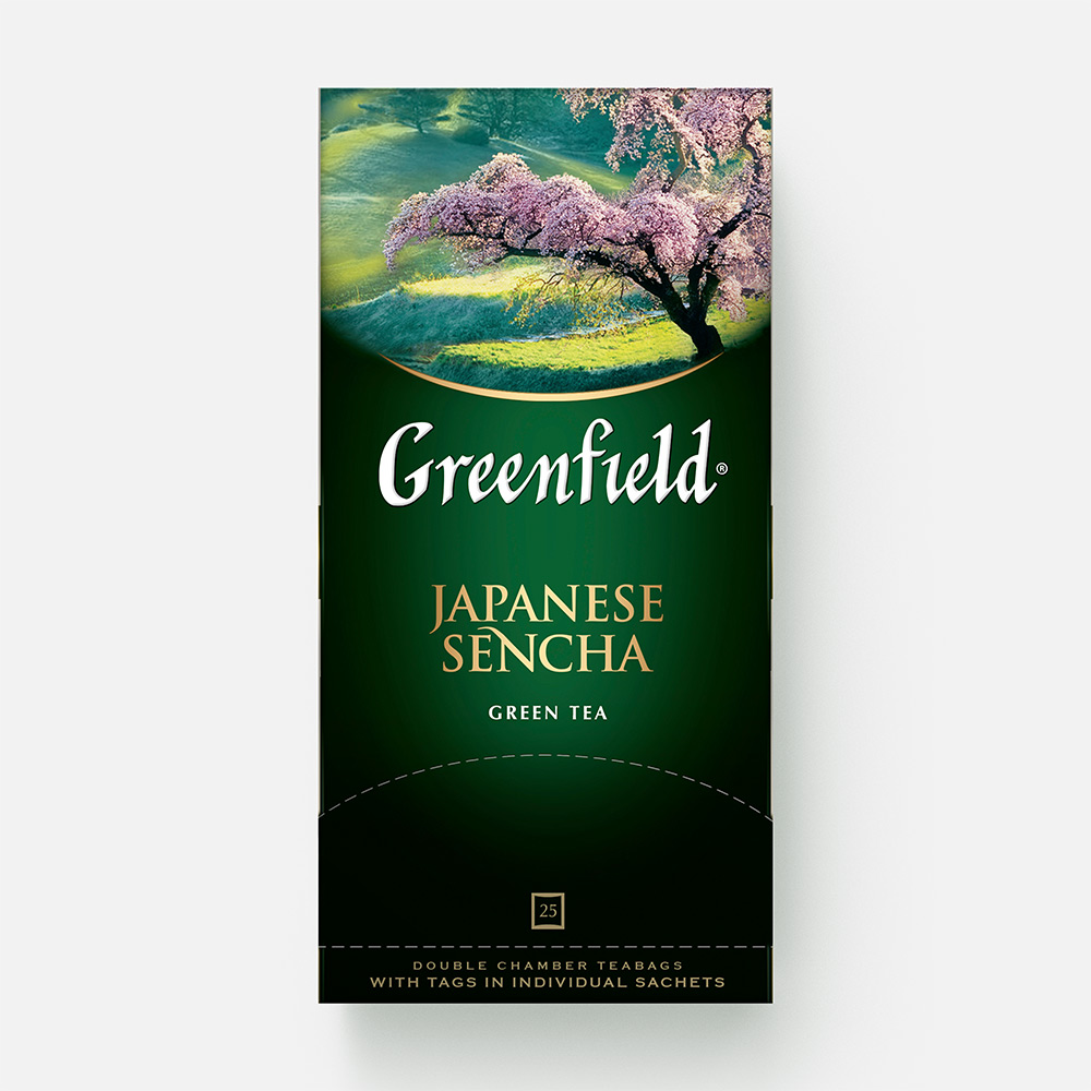 Чай зеленый Greenfield Japanese Sencha, 25x2 г