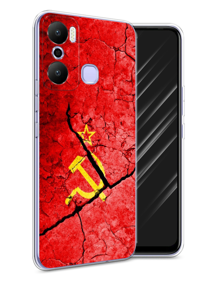 

Чехол Awog на Infinix Hot 20 Play "СССР", Красный;черный;желтый, 3103550-5