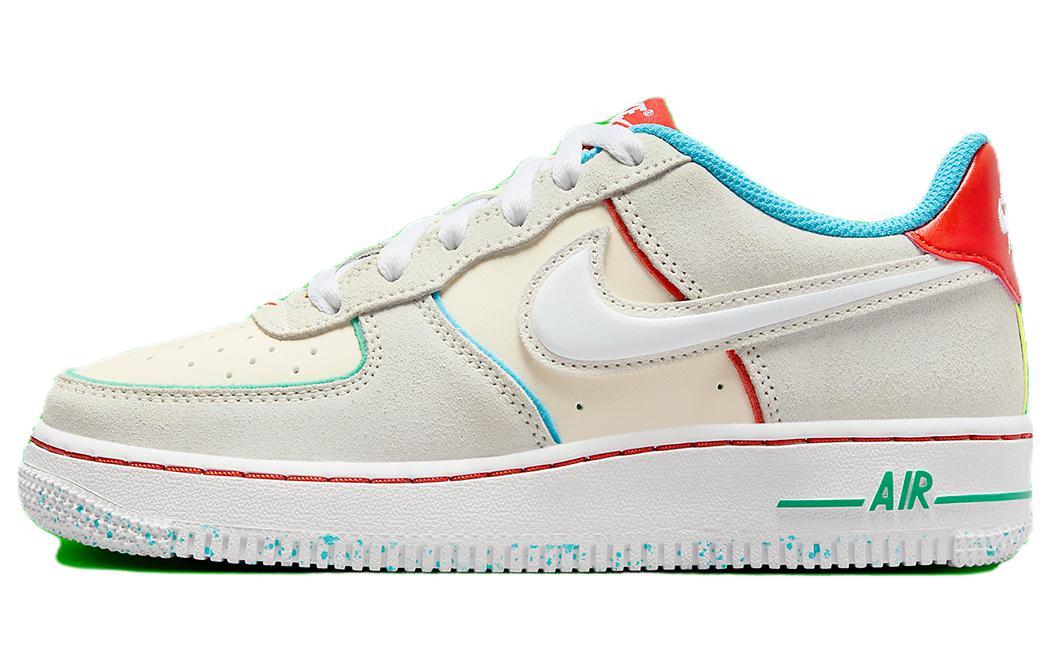 

Кеды унисекс Nike Air Force 1 Low GS серые 38.5 EU, Серый, Air Force 1 Low GS