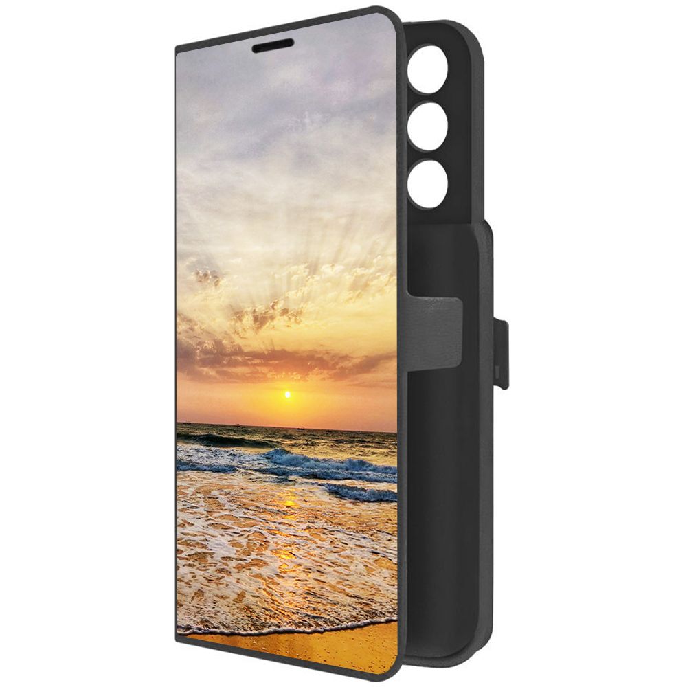 

Чехол-книжка Krutoff Eco Book для ITEL Vision 3 Индия, Пляжи Гоа (черный)
