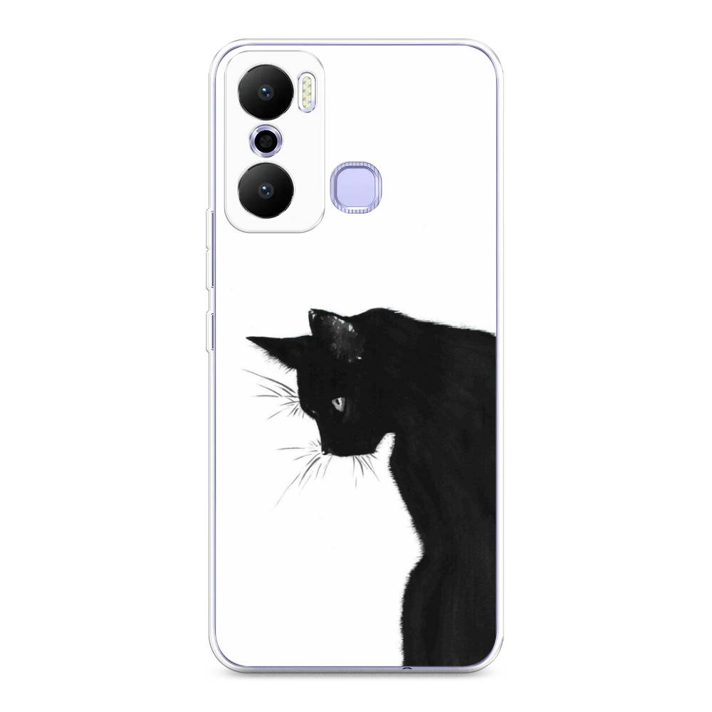 фото Чехол awog для infinix hot 20 play "black cat"