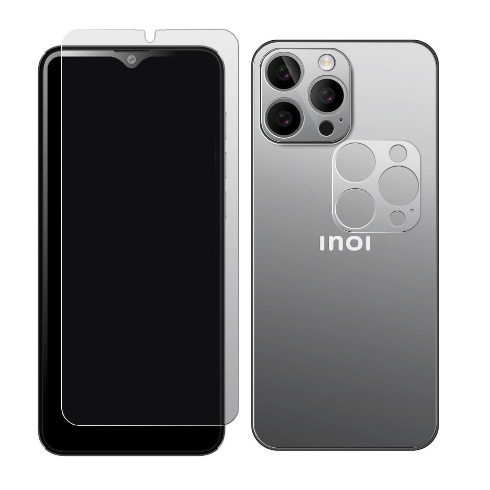 

Комплект из защитных гибридных стекол Матовых Krutoff для Inoi Note 13s