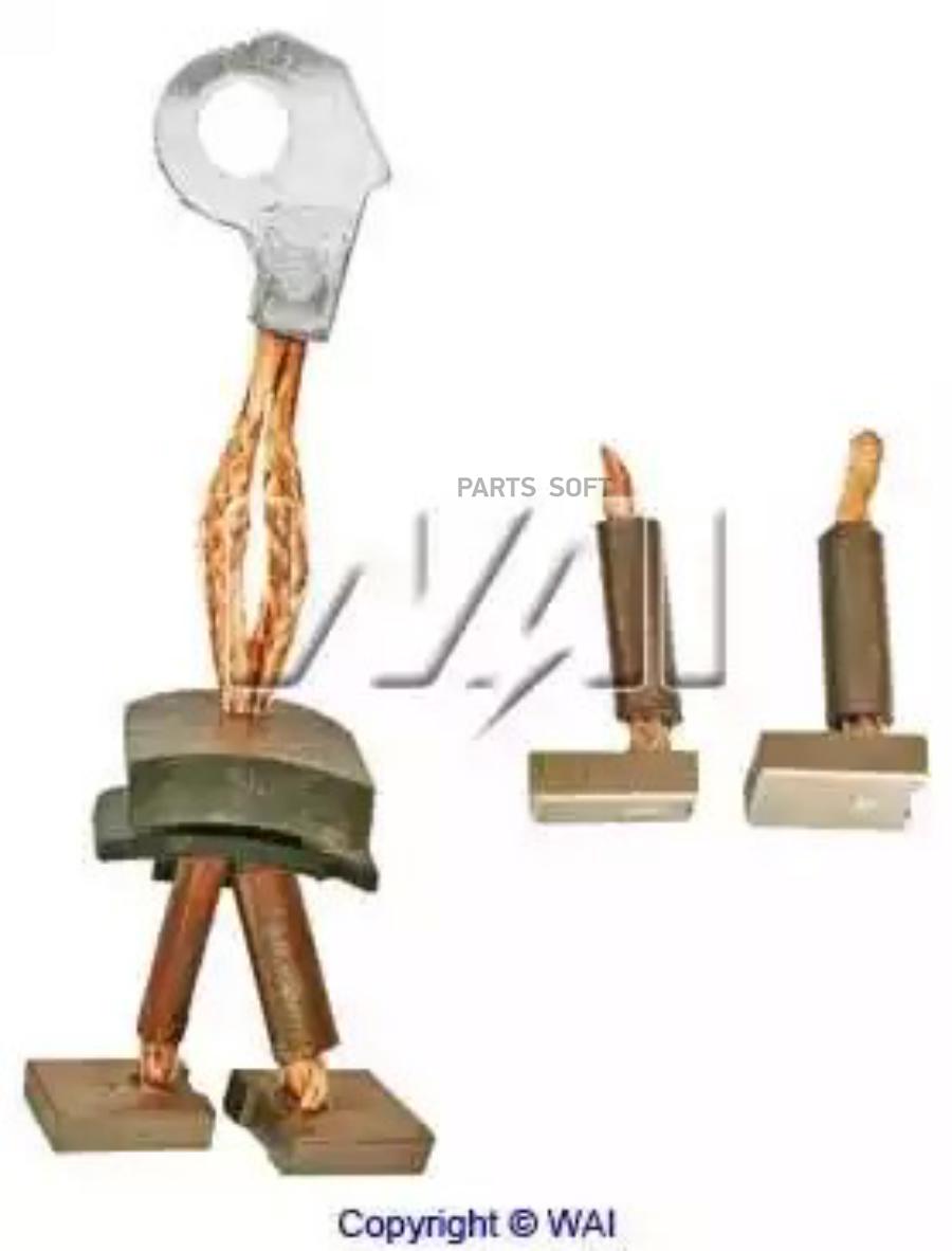 

JASX101-102_щеткодержатель! 12V 64.42mm Denso