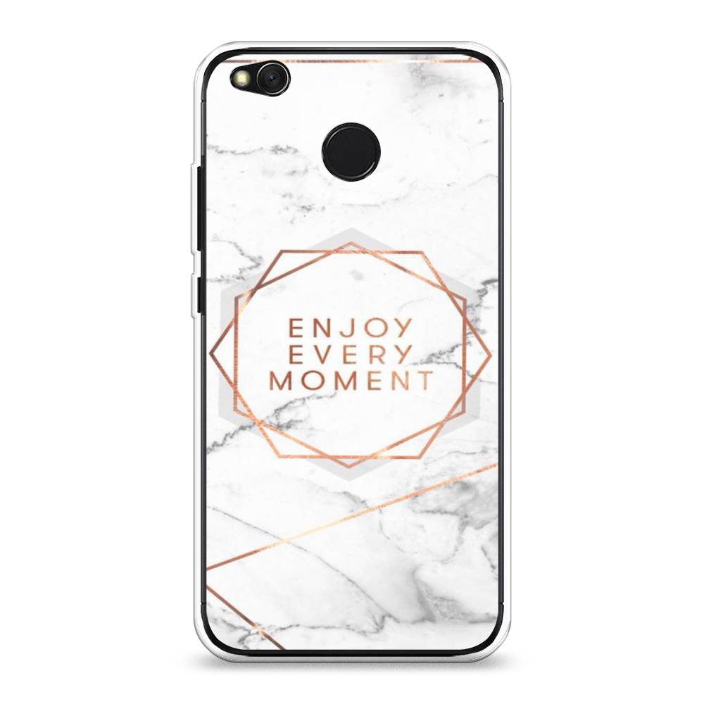 

Чехол Awog на Xiaomi Redmi 4X "Enjoy every moment мрамор", Разноцветный, 31450-7