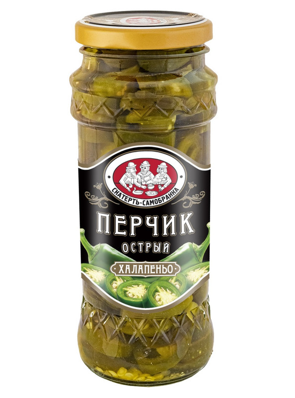 

Перчик халапеньо Скатерть-самобранка острый, 370 мл