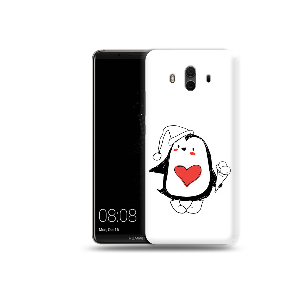 

Чехол MyPads Tocco для Huawei Mate 10 Пингвин с мороженым (PT88364.53.135), Прозрачный, Tocco