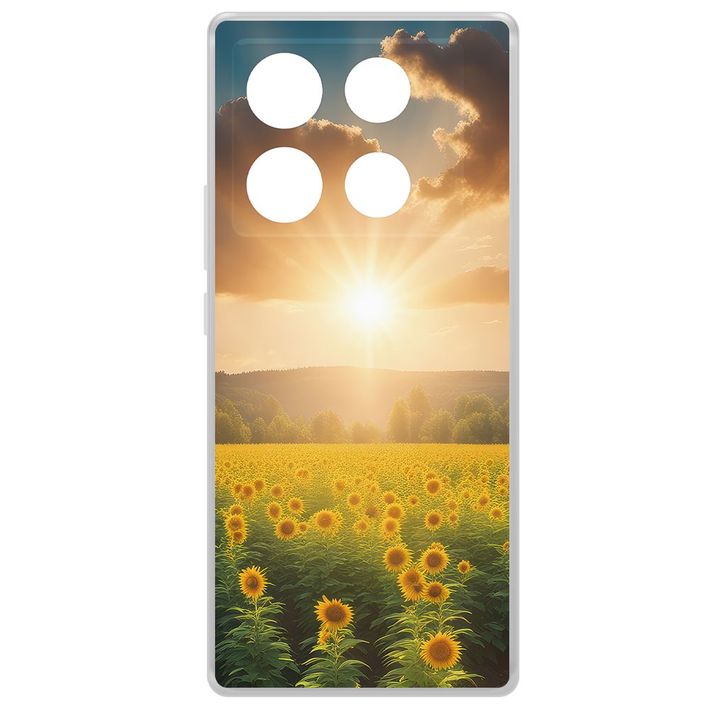 

Чехол-накладка Krutoff Clear Case Солнечно для INFINIX Note 40 Pro, Прозрачный