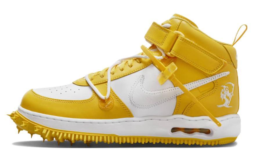 

Кеды унисекс Nike Air Force 1 White and Varsity Maize желтые 45 EU, Желтый, Air Force 1 White and Varsity Maize