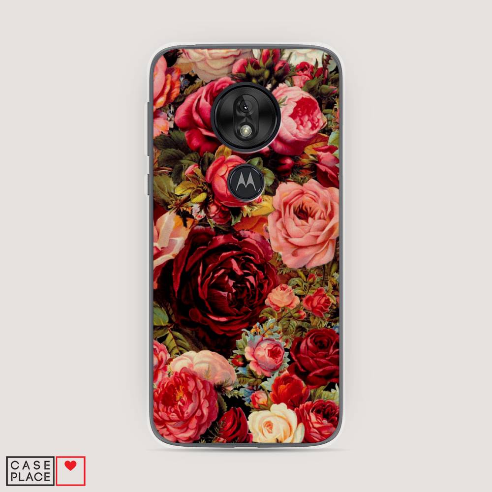 

Чехол Awog на Motorola Moto G7 Play / Моторола Мото G7 Play "Розы винтажные", 241250-8