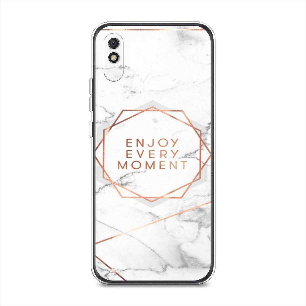 

Чехол Awog на Xiaomi Redmi 9A "Enjoy every moment мрамор", Разноцветный, 38950-7