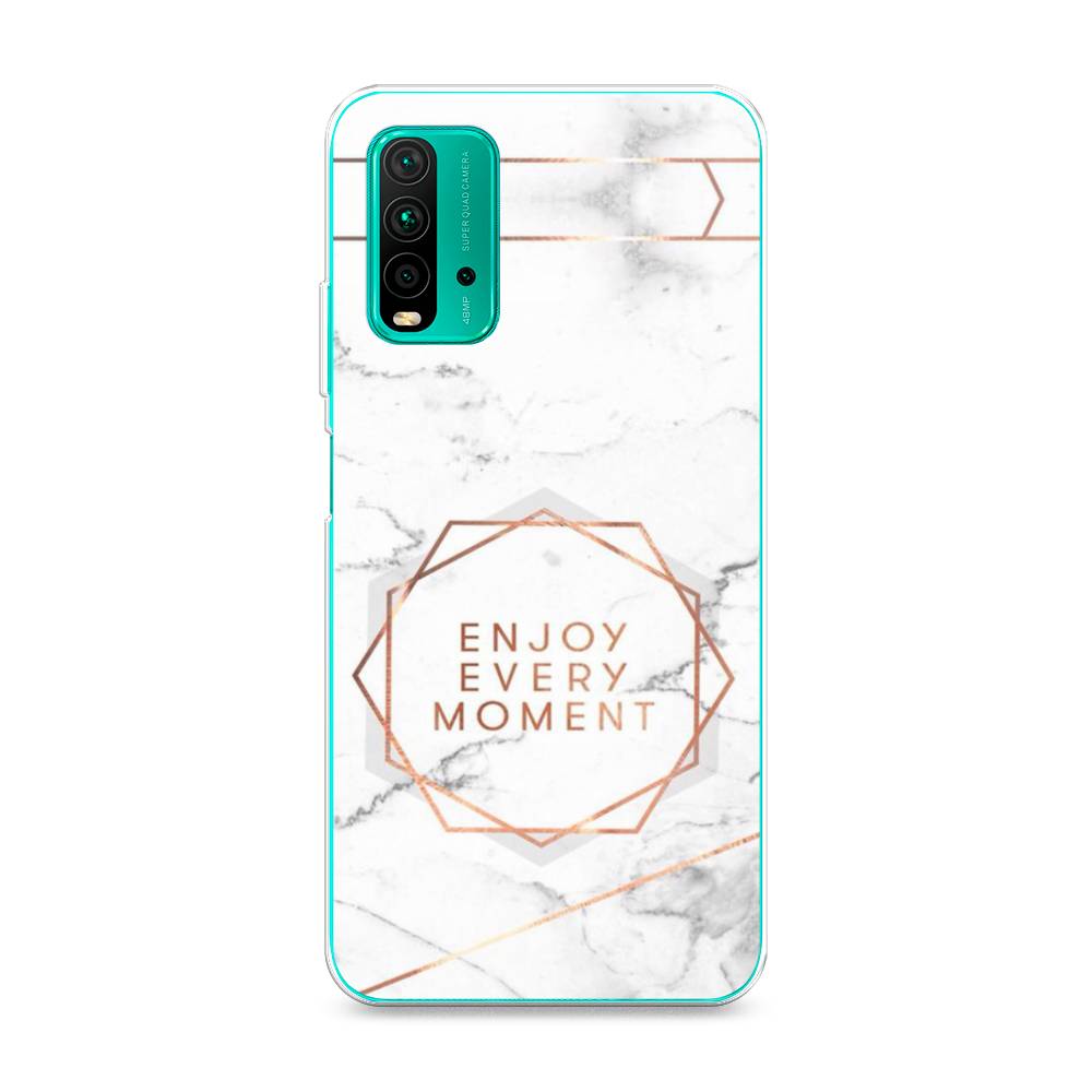 

Чехол Awog на Xiaomi Redmi 9T "Enjoy every moment мрамор", Разноцветный, 39850-7