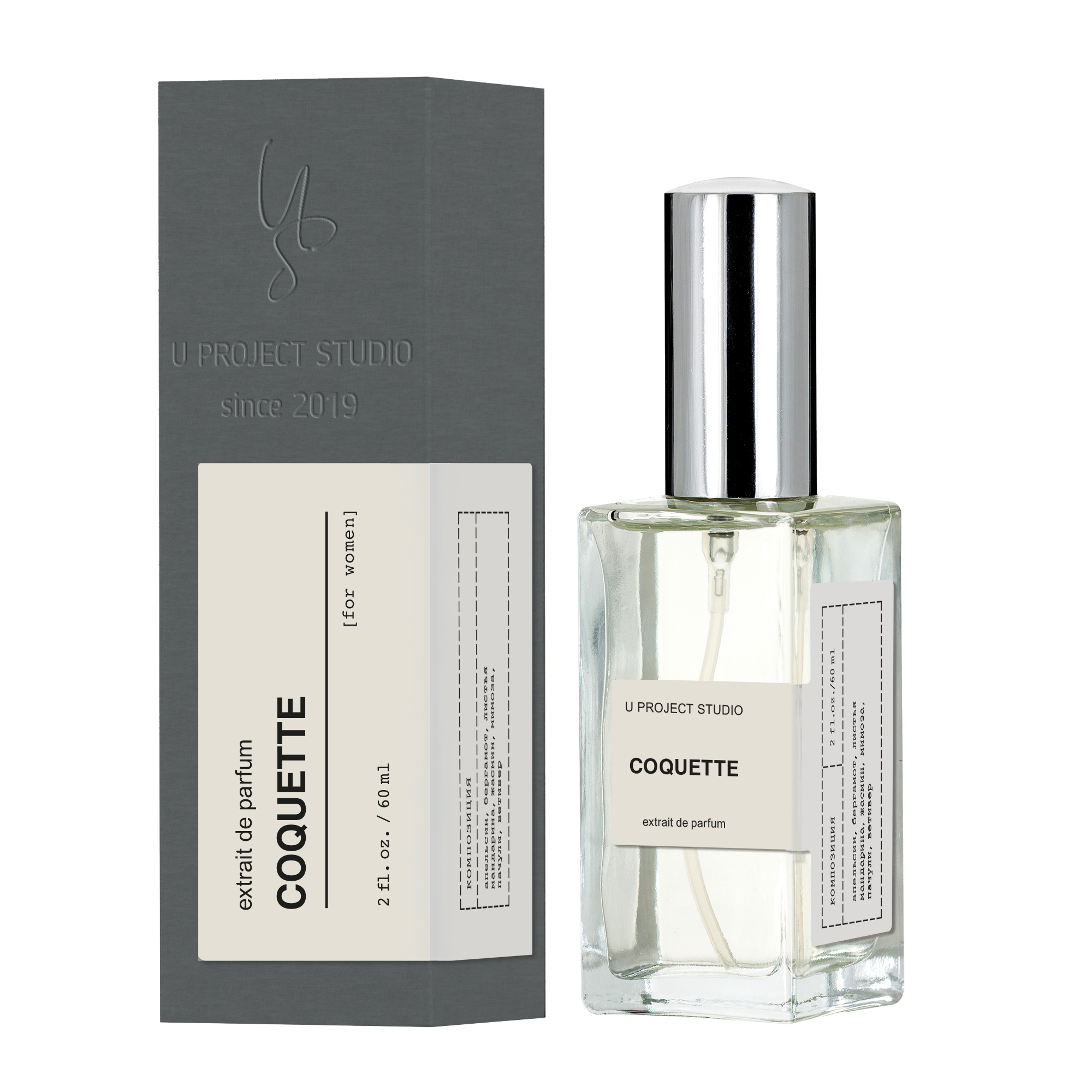 

Духи женские U Project Studio Coquette 60 мл, Coquette Woman, 60 мл